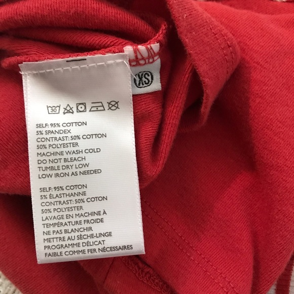 UO Truly Madly Deeply Striped Red Crop Top - Picture 4 of 4